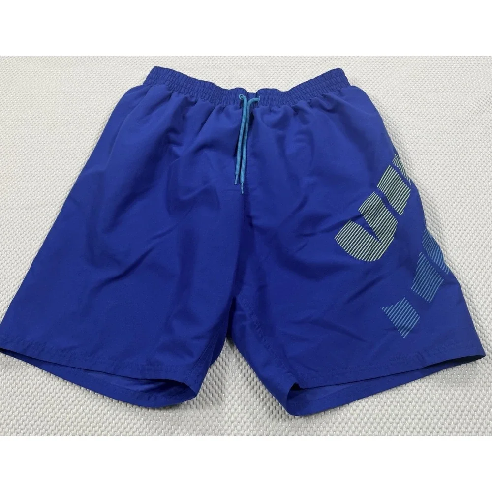 Nike Men's Volley Swim Trunks Blue Mesh Lined Shorts Size Large